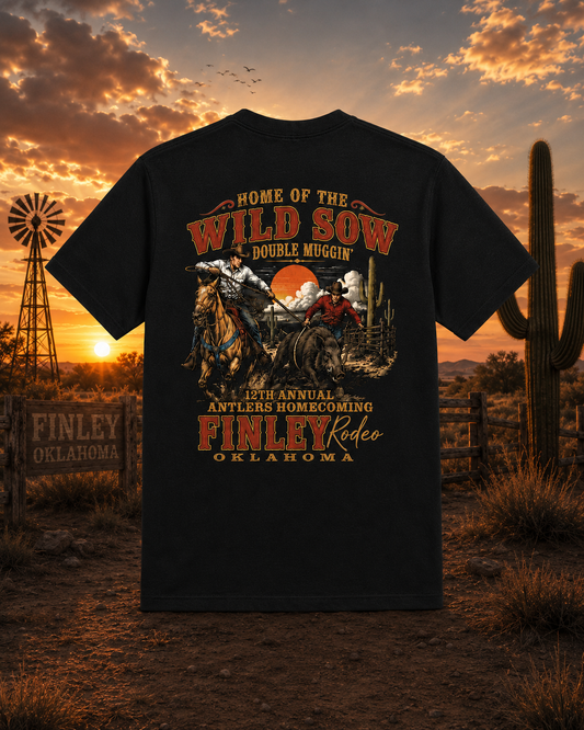 12th Annual Antlers Homecoming Finley Rodeo 2026 Limited Edition Event T-Shirt - COMFORT COLORS