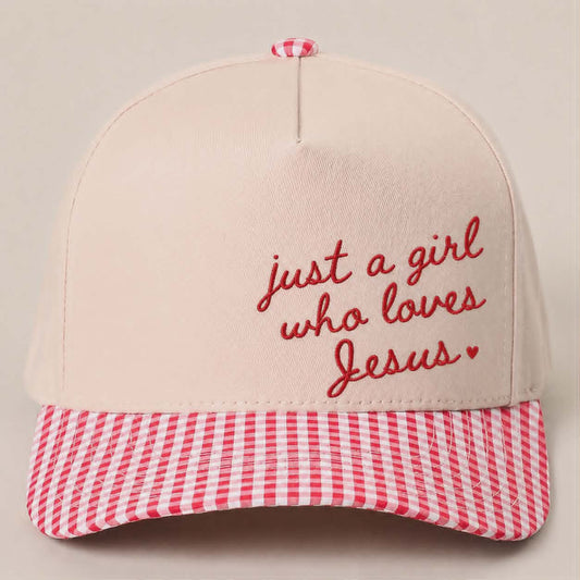 Just a girl who loves Jesus - Trucker Hat